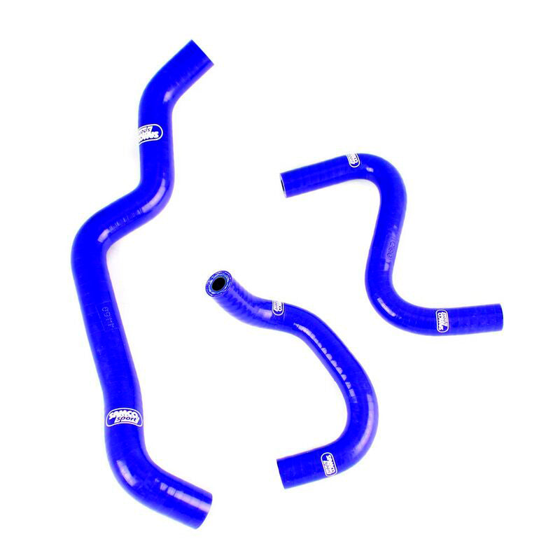 Samco, slangsats, passar Subaru Impreza Turbo Version 8 Blobeye 2002-2005 - 3-delad - Servostyrning - Blå