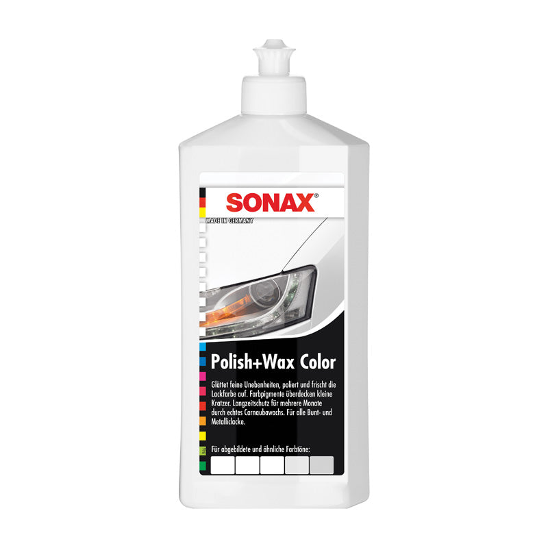 SONAX, Polering & Vax med Carnauba - Vit - 500 ml