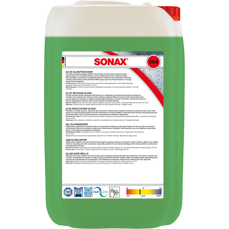 SONAX, Biological Dry+ Gloss Spray - 25 liter