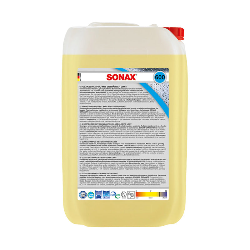 SONAX, Limit Gloss Schampo - Högkoncentrerat - 25 L