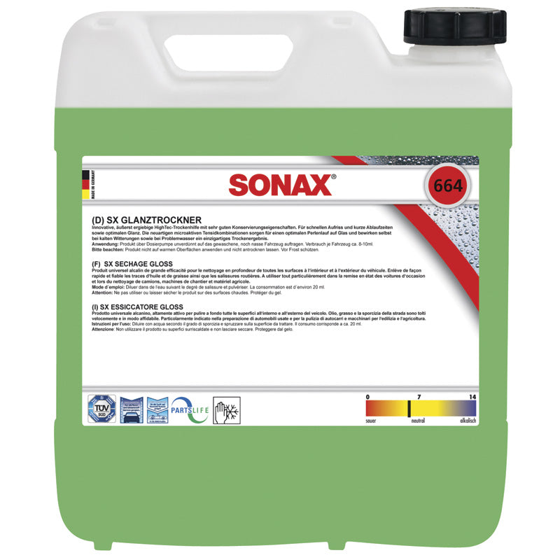 SONAX, Carnauba glanstork 10L