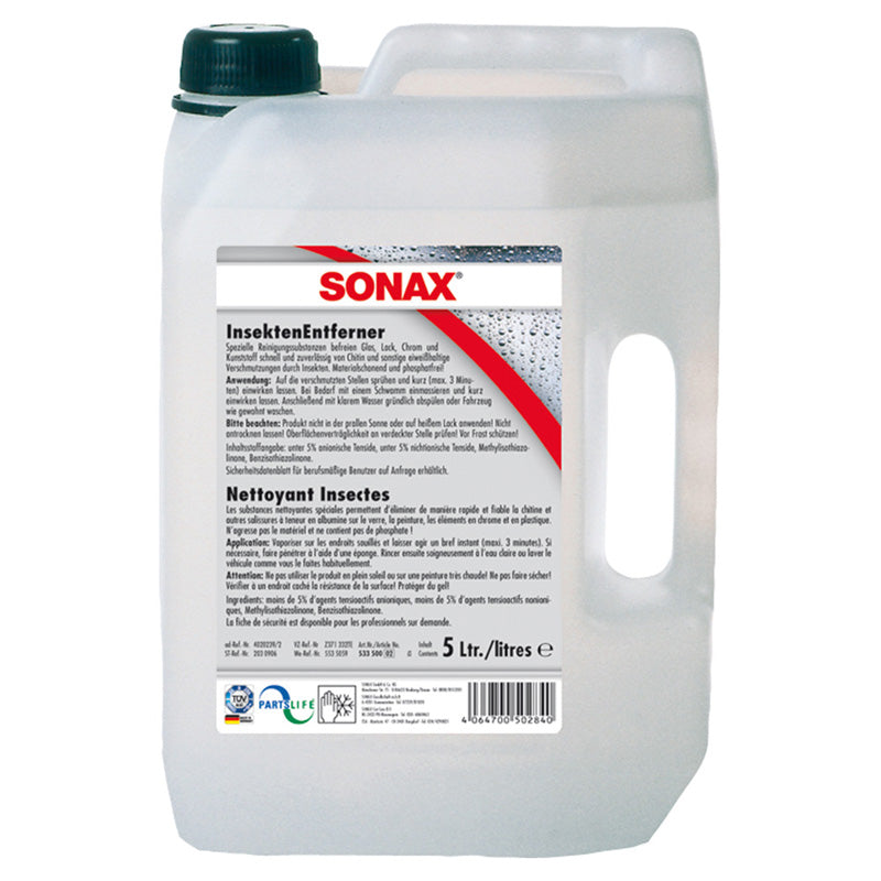 SONAX, insektsmedel - 5 liter - Lösningsmedelsfri