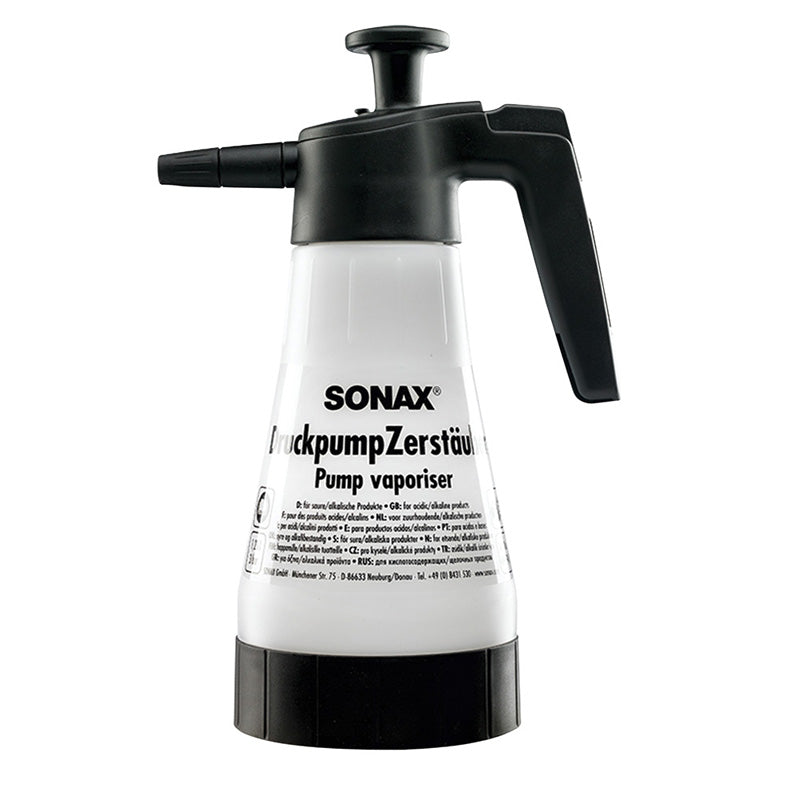 SONAX, justerbar spraypump för syror och alkaliska 1,5 liter