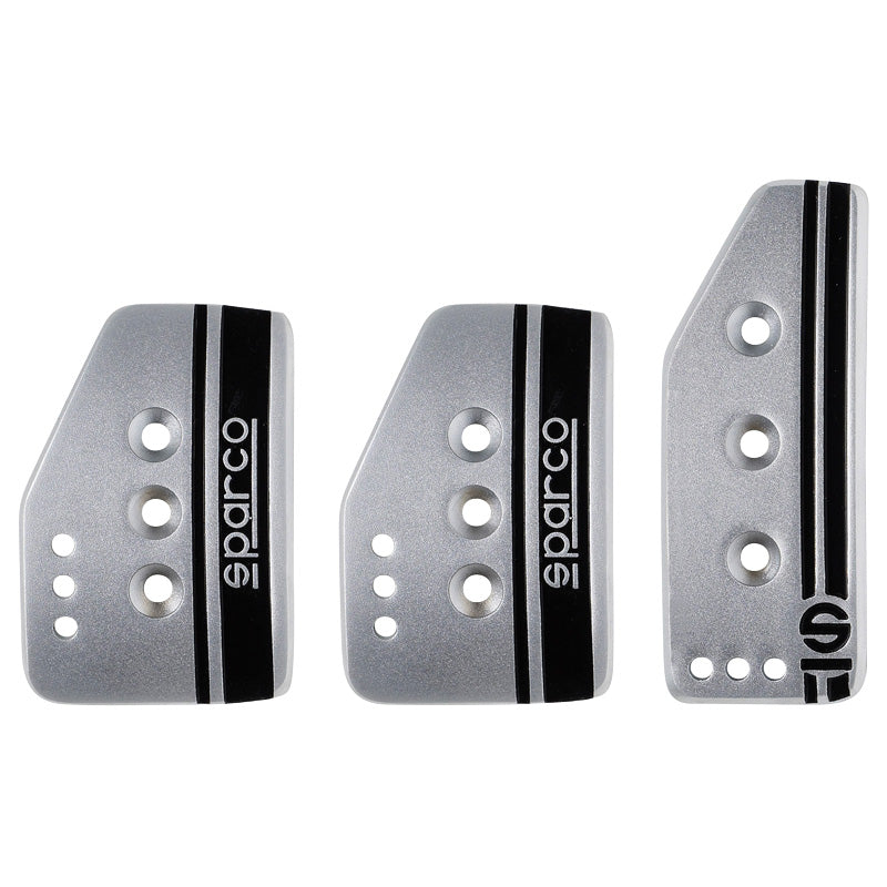 Sparco, Settanta Pedal Set - Titanium/Svart - Manual