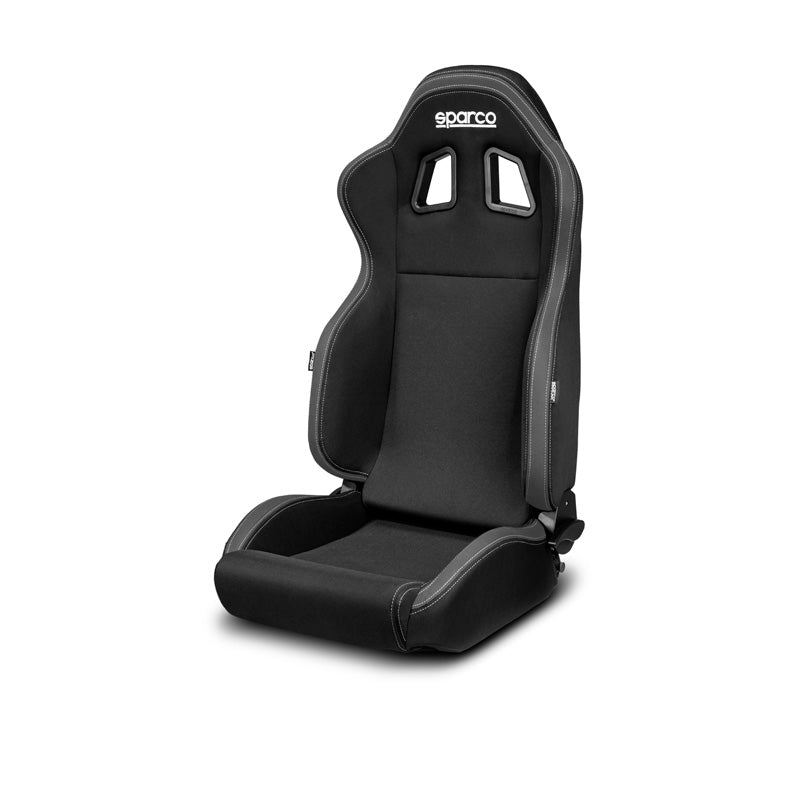 Sparco, Sport Seat R100 MY22 - Svart/Grå - Liggande med ergonomisk komfort