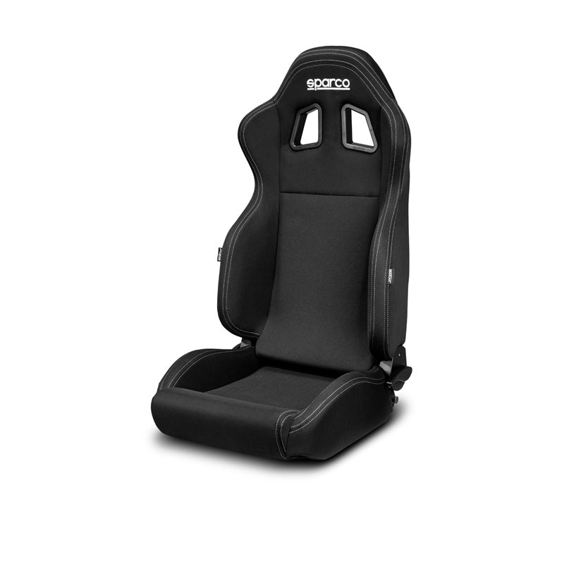 Sparco, Ergonomisk Sportstol R100 MY22 - Svart - Liggande