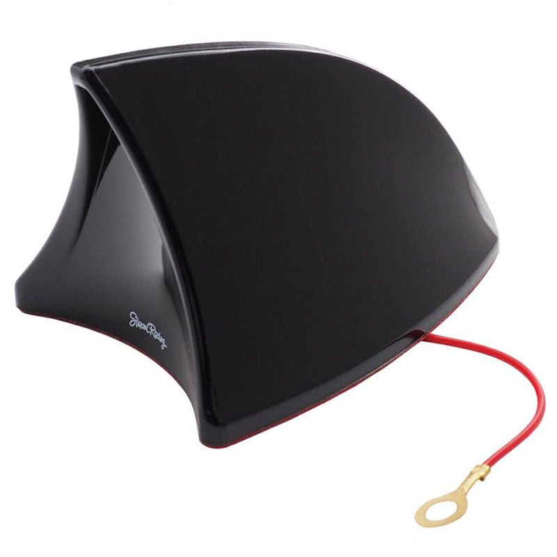 Simoni Racing, Shark Fin Antenn - Svart - 105mm x 77mm