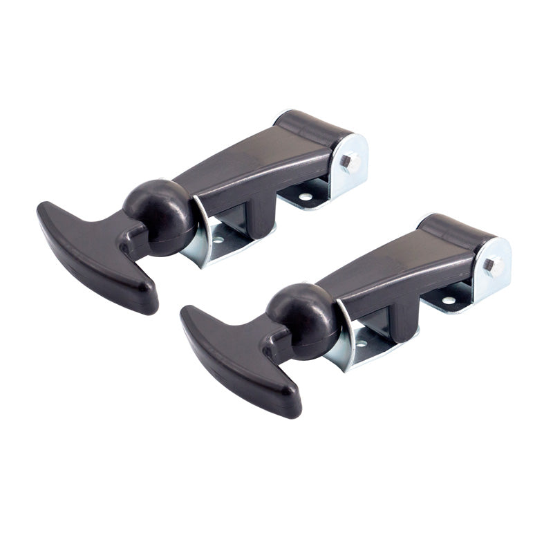 Simoni Racing, Universal Motorhuv Krokar Typ 6 - Silver/Svart - Quick Release