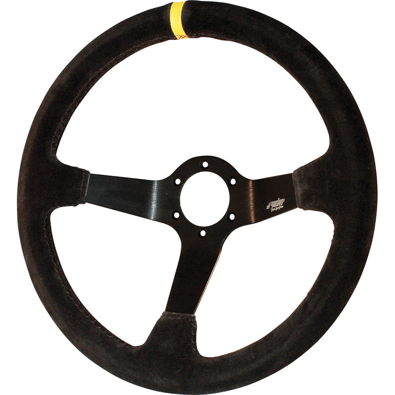 Simoni Racing, Sportratt, Carrera - Svart mocka - Diameter 350mm