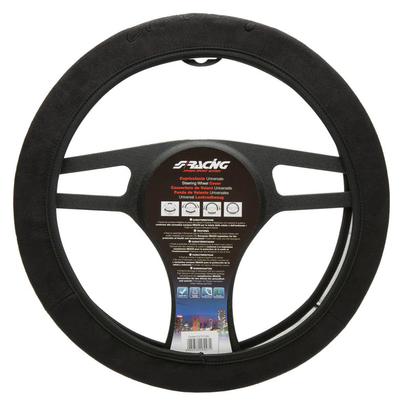 Simoni Racing, Premium Rattskydd - Svart mikrofiber - 35-38mm