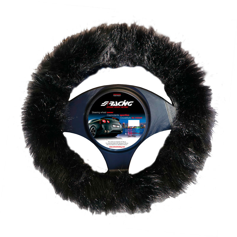 Simoni Racing, Fluffy Fur Rattskydd - Svart - 37-39cm