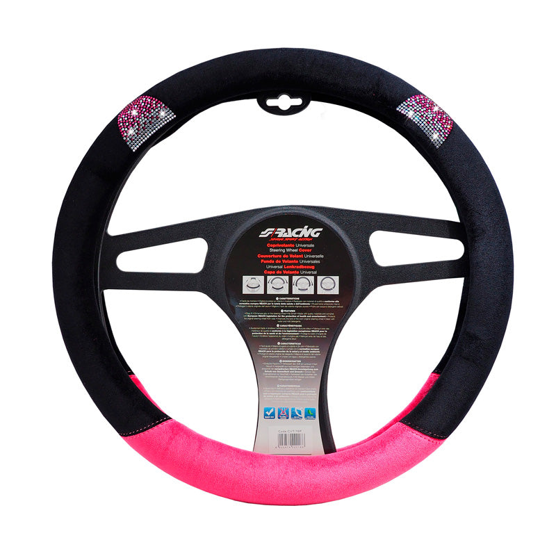 Simoni Racing, Rattskydd Pussycat - Svart/Rosa - 37-39cm