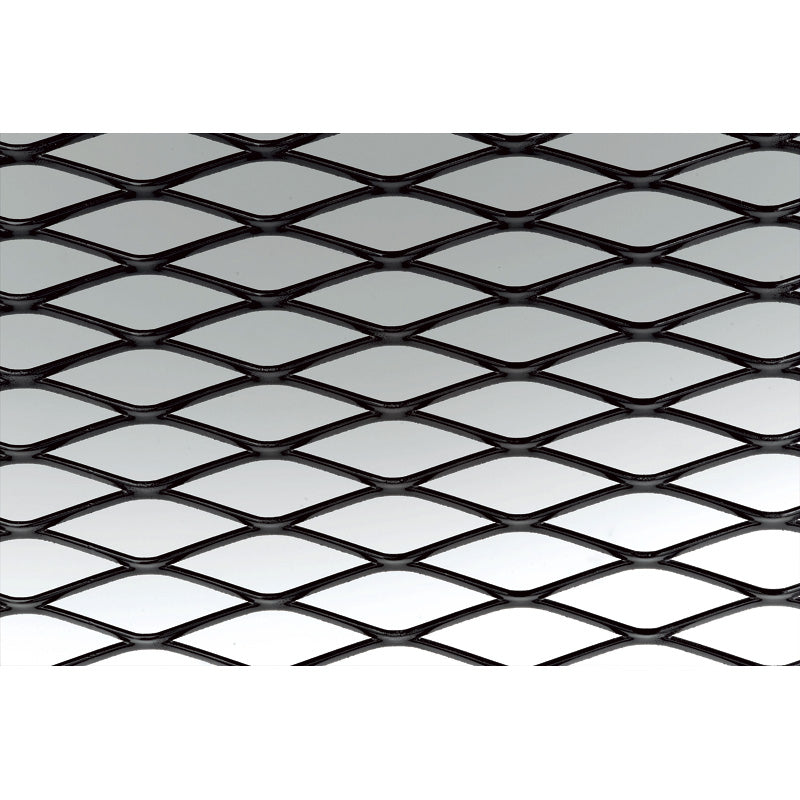 Simoni Racing, Sport Aluminium Grillmesh - Svart - 100x30cm - Large Mesh