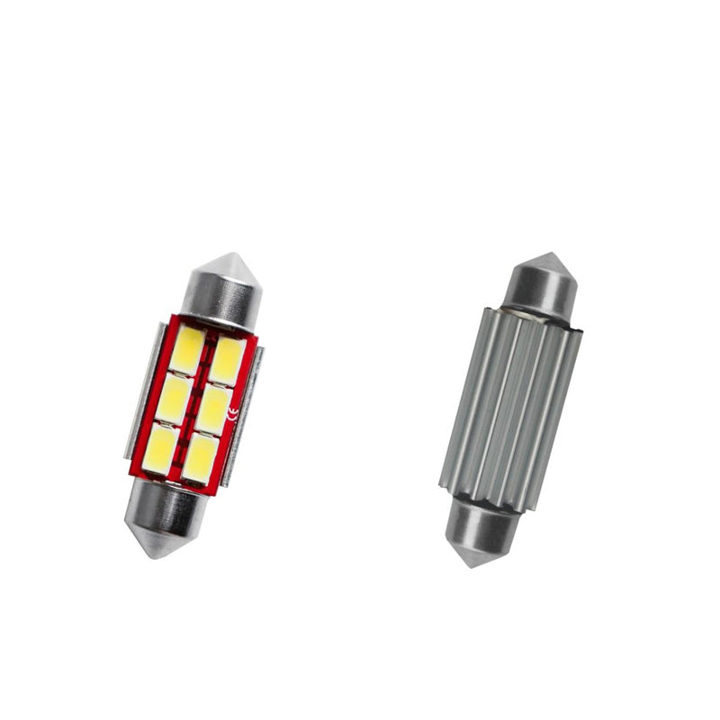 Simoni Racing, Pinol 6-LED 31mm Glödlampor - Vit - 2 st.