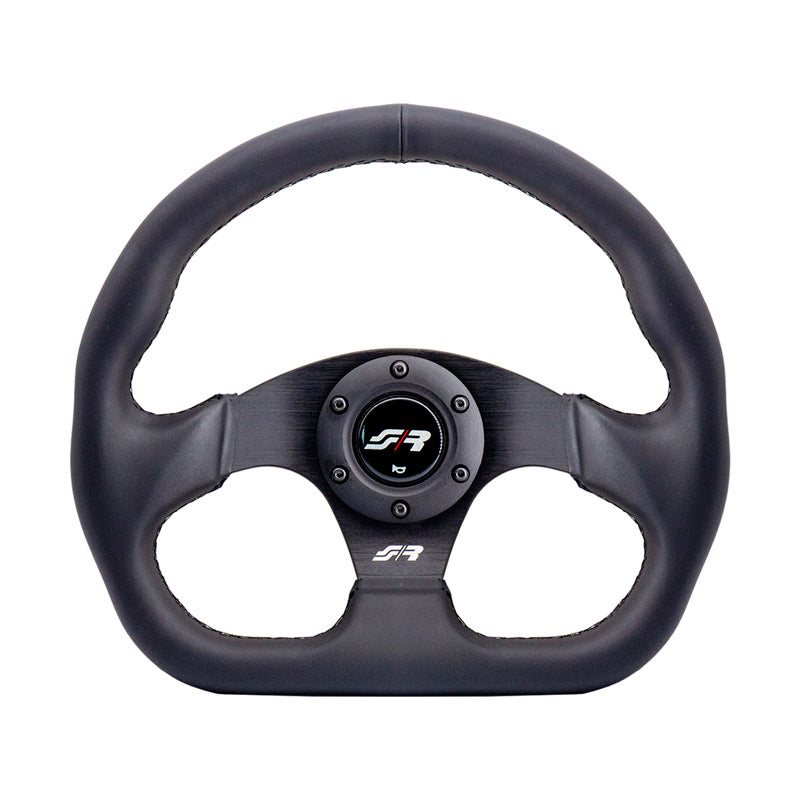 Simoni Racing, Sportratt, 'Need for Speed' - Svart Ecoleather - Diameter 330 mm