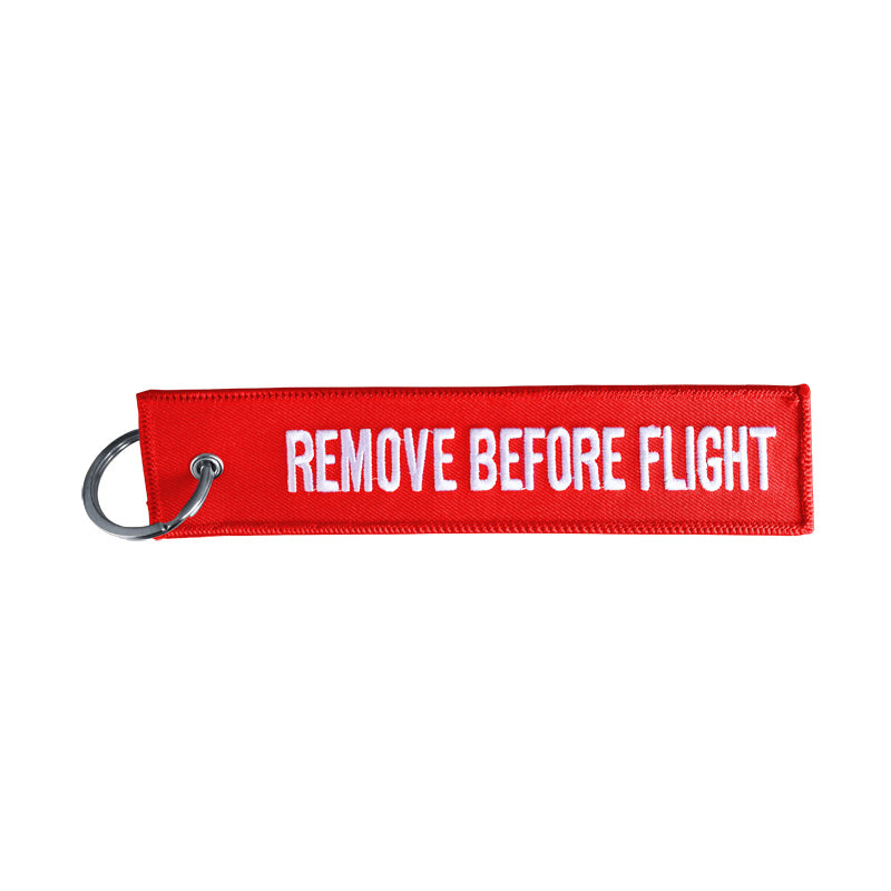 Simoni Racing, Keychain Remove Before Flight - Röd - 150mm