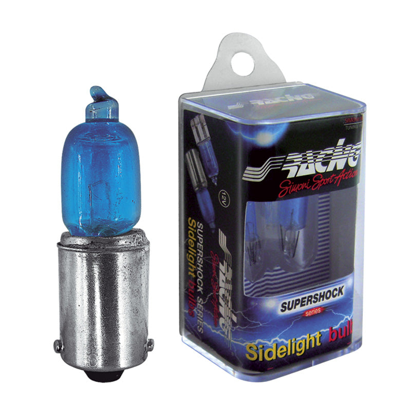 Simoni Racing, H6 Halogen 'Super Shock'-lampor - Superwhite - Set med 2