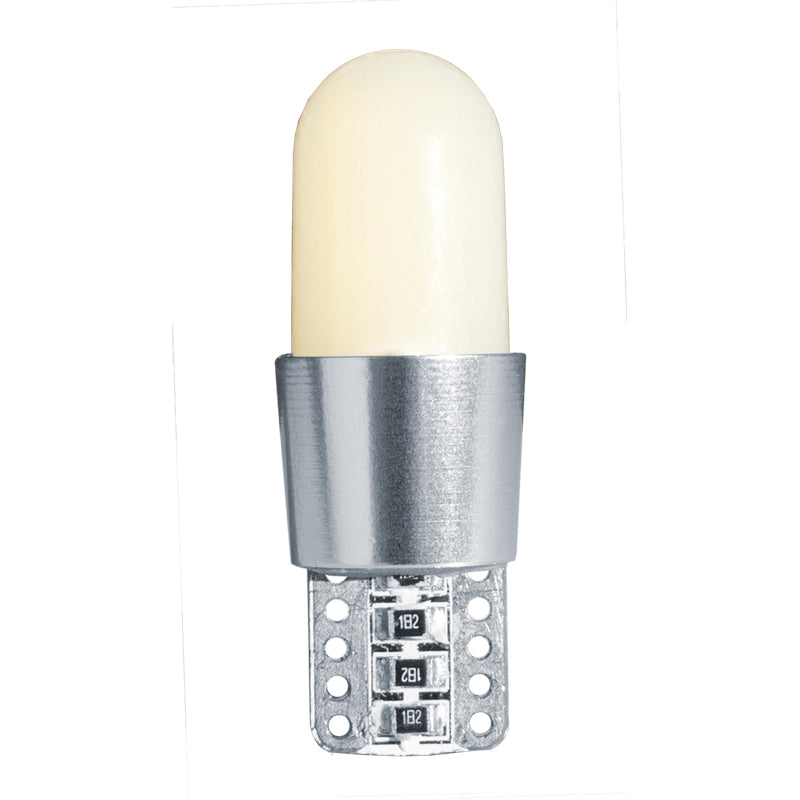 Simoni Racing, T10 6-LED 'Silicon-High-Power'-lampor - Vit - Set med 2