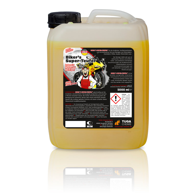 Tuga Chemie, Super Teufel Motorcykelrengöring - Gul - 5000ml