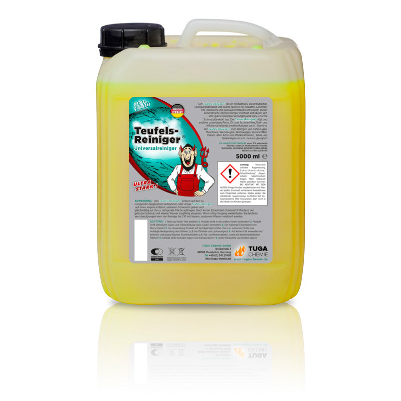 Tuga Chemie, Teufels-Renser Industrirengöringsmedel - Gul - 5000ml