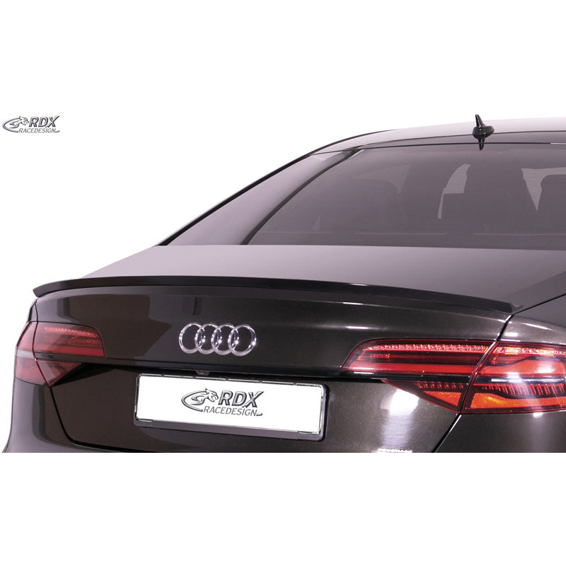 RDX RaceDesign, Trunk spoiler lip, passar Audi A8 (4H) 2010-2017(ABS)