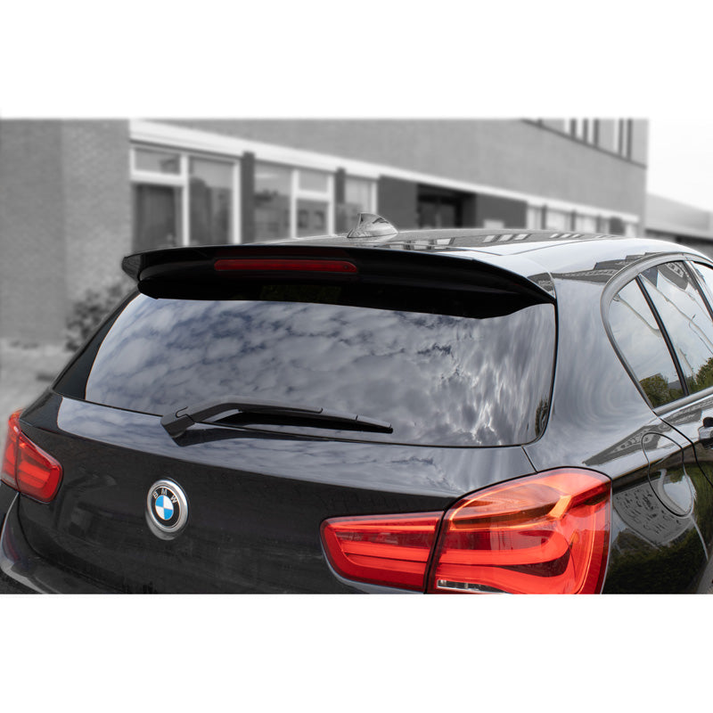 AutoStyle, takspoiler - BMW 1-serie F20/F21 (2011-2019) - Självhäftande - Blank svart