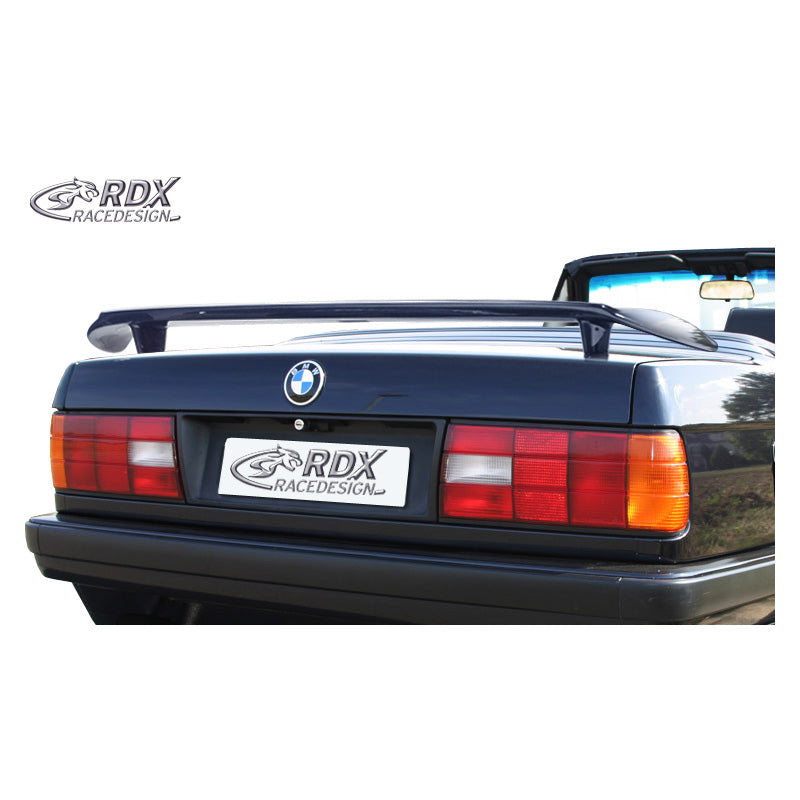 RDX RaceDesign, Trunk spoiler, passar BMW 3-serie E30 exkl. Touring (PU)