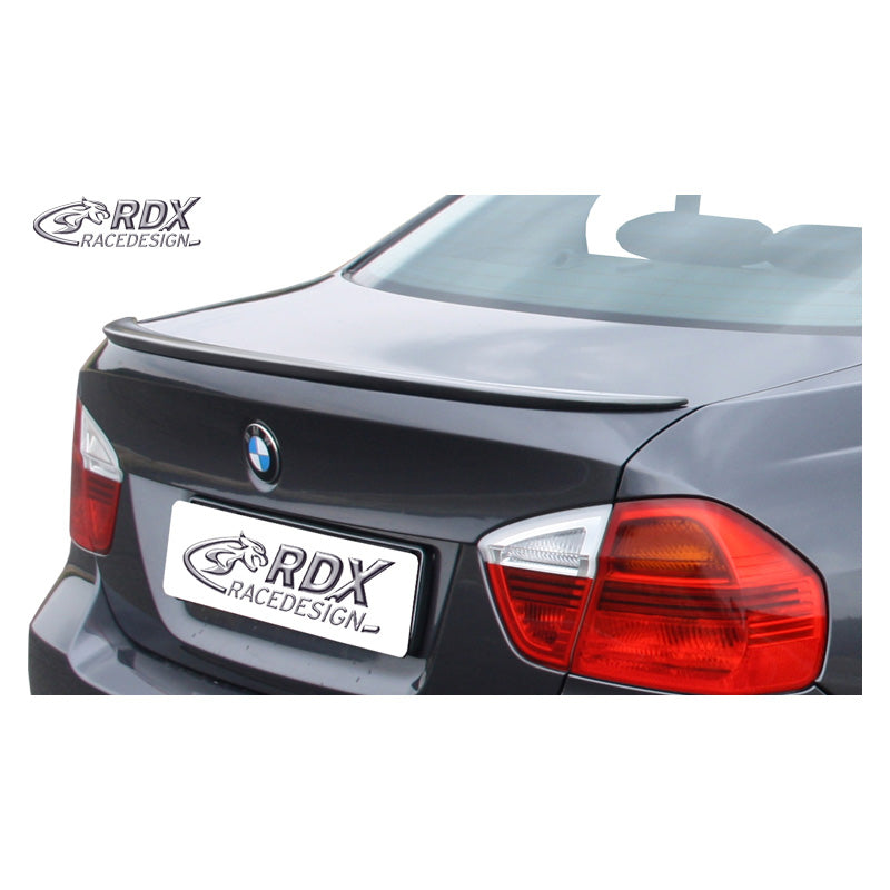 RDX RaceDesign, Trunk spoiler lip, passar BMW 3-serie E90 Sedan 2005-2011 (PUR-IHS)