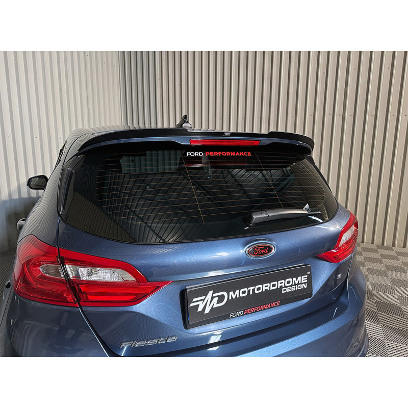 Motordrome, takvinge (Spoiler Cap), passar Ford Fiesta HB VII 2017- (ABS Glossy black)