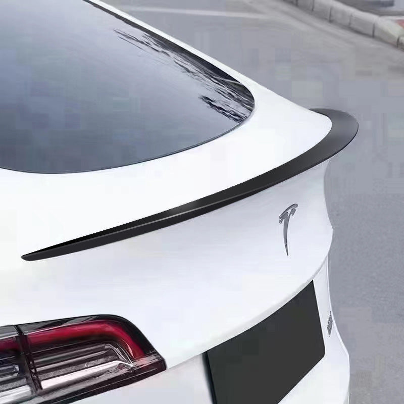 AutoStyle, Bakspoiler för Tesla Model Y 2019- - ABS Glanssvart - Självhäftande