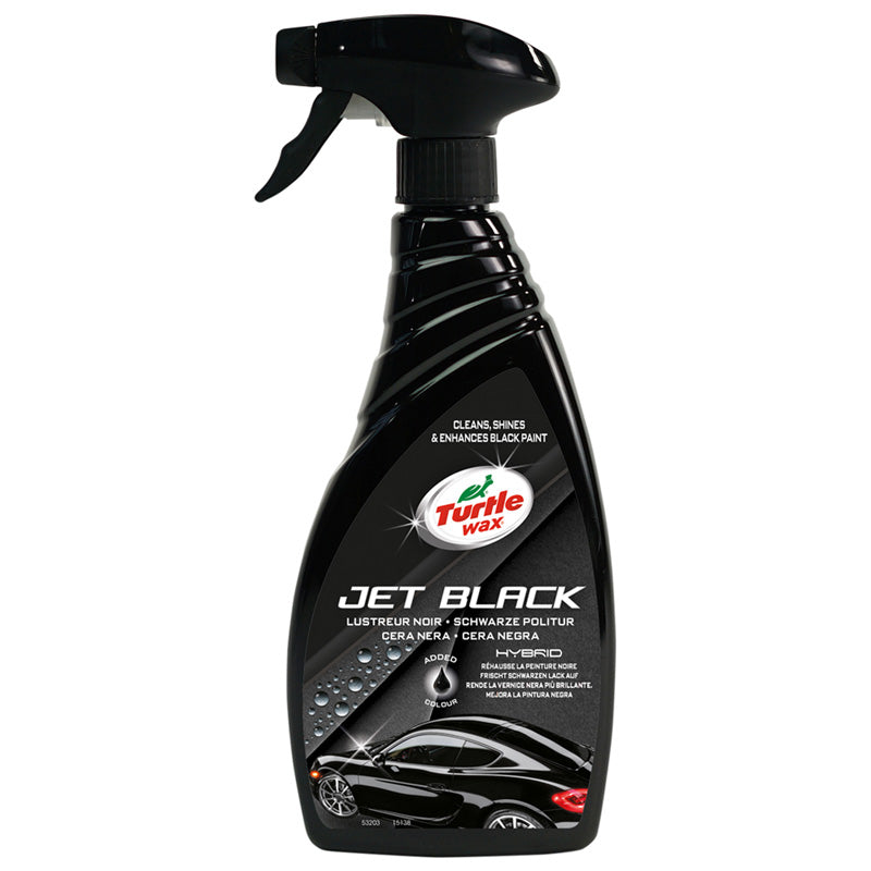 Turtle Wax Hybrid Jet Black Spray Polish 500ml