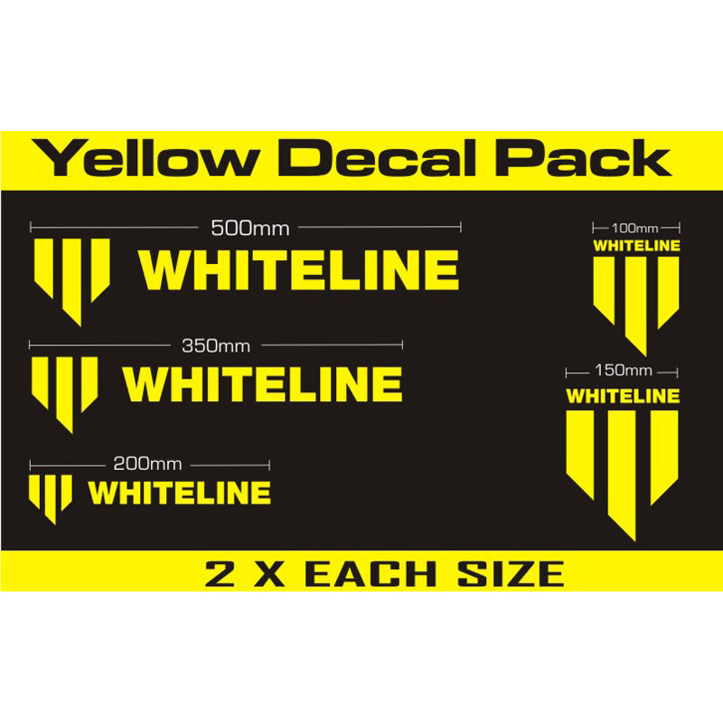 Whiteline, Whiteline, Decal Kits 10 Pk Gul